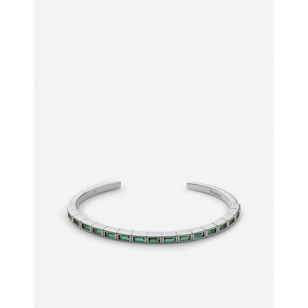 NEW MIANSAI men's medium valor cuff bracelets in emerald
